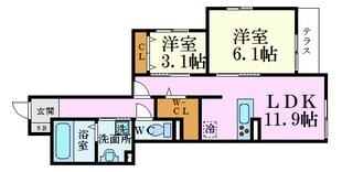 パル　ヴィレッジの物件間取画像